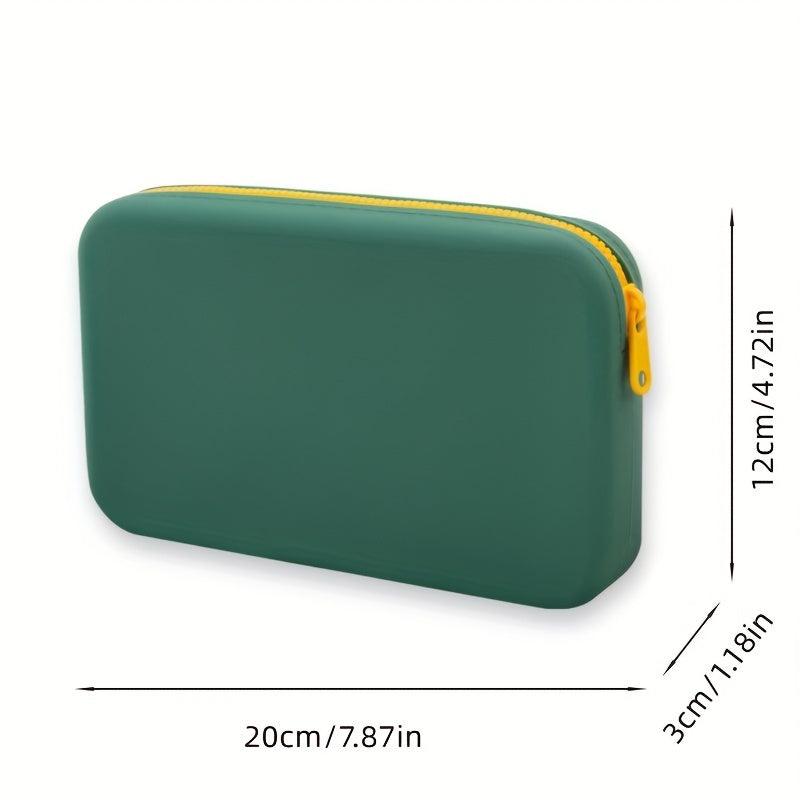 Silicone Cosmetic Bag Makeup Storage Pouch Large Capacity Waterproof