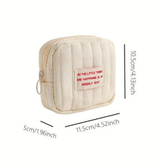 Small Makeup Bag Headphones Coin Purse Lipstick Storage Travel Organizer