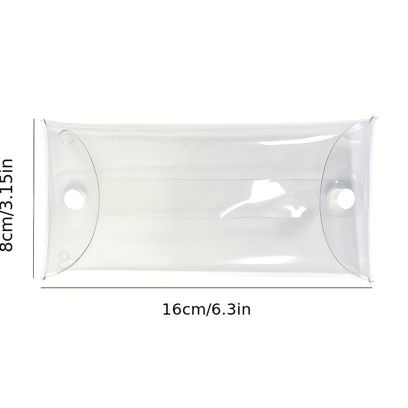 Snap Button Makeup Brush Holder Waterproof Organizer Pouch