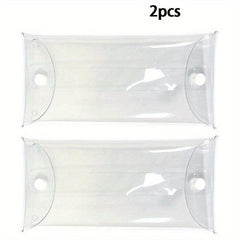 Snap Button Makeup Brush Holder Waterproof Organizer Pouch