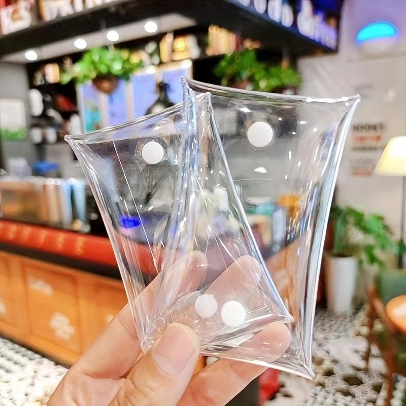 Snap Button Makeup Brush Holder Waterproof Organizer Pouch