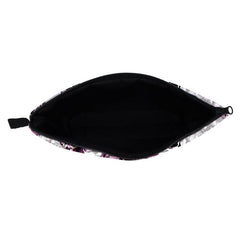 Purple Floral Gothic Makeup Bag and Skull Mini Bag