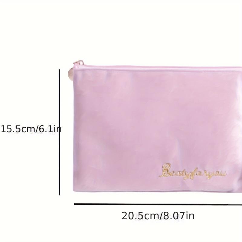 Makeup Bag Zipper Pouch Travel Cosmetic Organizer Roomy Travel Bag For Women