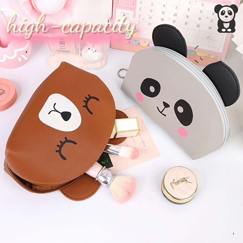 Panda Makeup Bag Zipper Pouch Travel Toiletry Gift for Girls Women