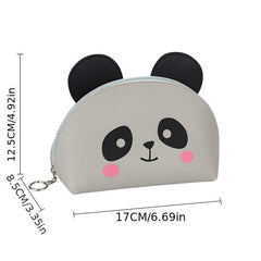 Panda Makeup Bag Zipper Pouch Travel Toiletry Gift for Girls Women