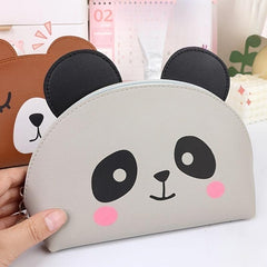 Panda Makeup Bag Zipper Pouch Travel Toiletry Gift for Girls Women