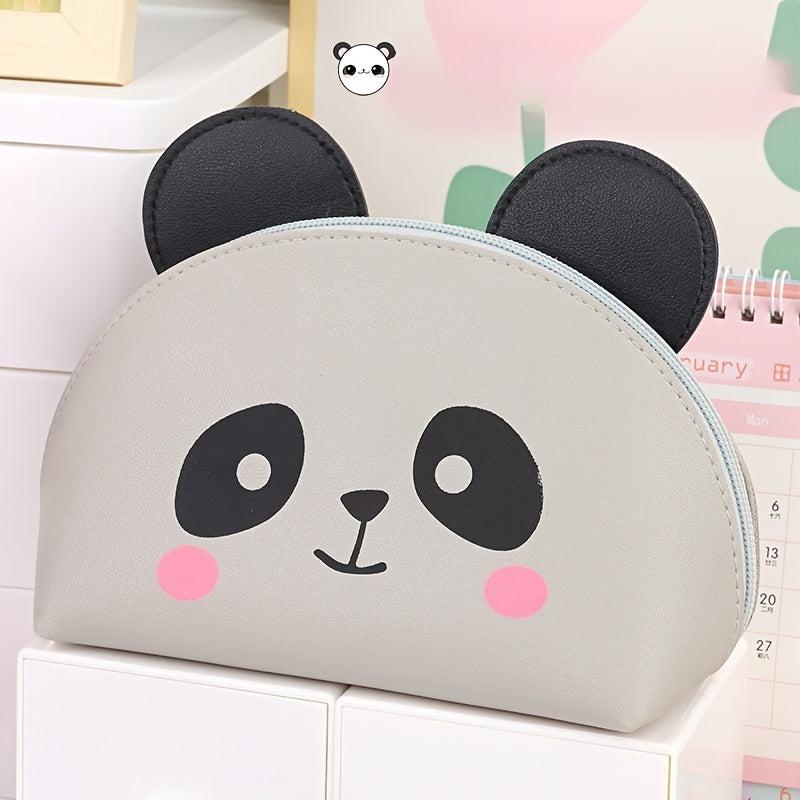 Panda Makeup Bag Zipper Pouch Travel Toiletry Gift for Girls Women