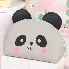 Panda Makeup Bag Zipper Pouch Travel Toiletry Gift for Girls Women