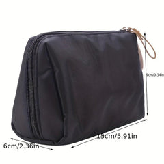 Small Makeup Bag Zipper Purse Nylon Cosmetic Bag Waterproof Toiletry Bag
