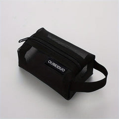 Mesh Pouch Makeup Bag Zipper Cosmetic Organizer Travel Daily Small Items