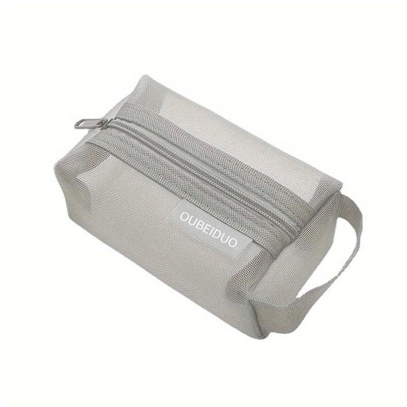 Mesh Pouch Makeup Bag Zipper Cosmetic Organizer Travel Daily Small Items