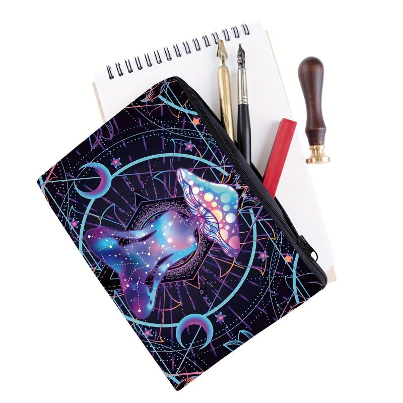 Mushroom Cosmetic Bag Travel Portable Small Makeup Pouch Toiletry Organizer