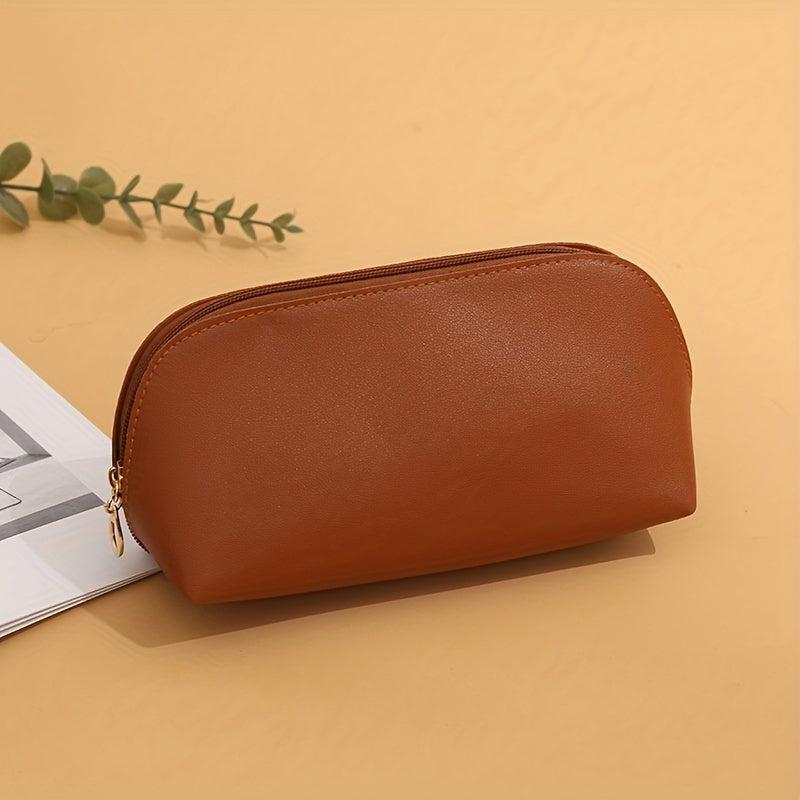 Shell Style Makeup Bag Roomy Zipper Pouch Travel Toiletry Bag