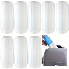 8pcs Silicone Travel Bottle Covers Stretching Sleeves Travel Accessories