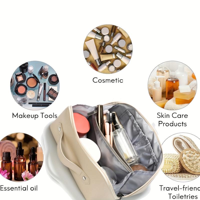 Large Capacity Travel Makeup Bag Waterproof Organizer Toiletry Bag