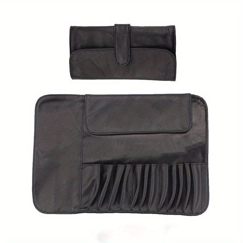 Makeup Brush Bag Multifunctional Roll Storage Case For Travel 12pcs