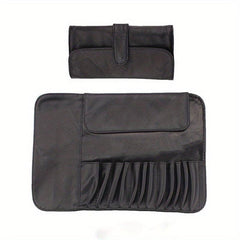 Makeup Brush Bag Multifunctional Roll Storage Case For Travel 12pcs