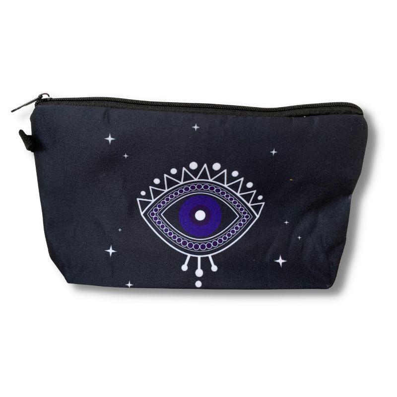 Devil's Eye Makeup Bag for Women Travel Cosmetic Purse Small Pouch