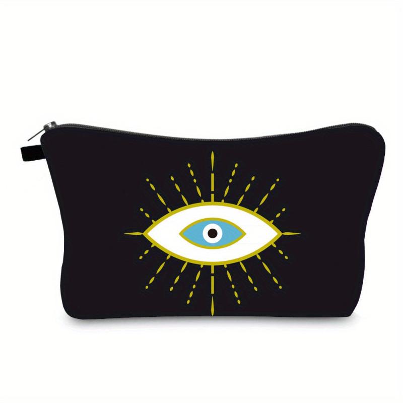 Devil's Eye Makeup Bag for Women Travel Cosmetic Purse Small Pouch
