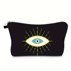 Devil's Eye Makeup Bag for Women Travel Cosmetic Purse Small Pouch