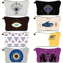Devil's Eye Makeup Bag for Women Travel Cosmetic Purse Small Pouch