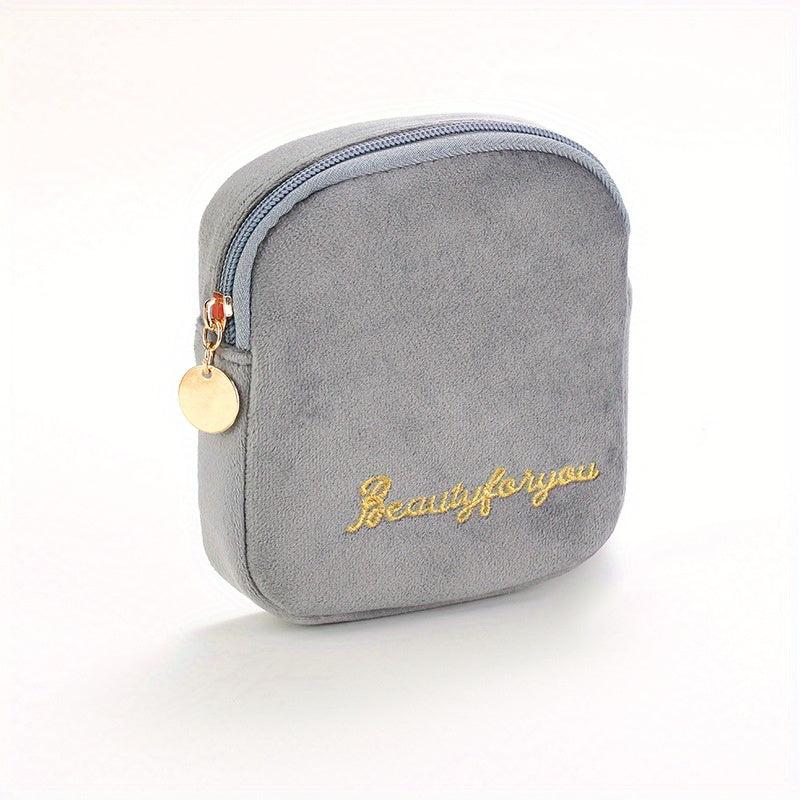 Embroidered Napkin Storage Bag Makeup Pouch Organizer