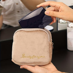 Embroidered Napkin Storage Bag Makeup Pouch Organizer