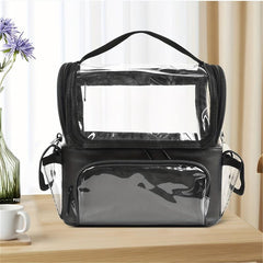 Makeup Case with Adjustable Divider & Handle