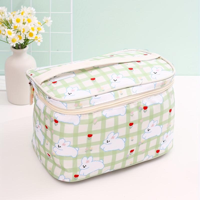 Cartoon Rabbit Pattern Cosmetic Bag Large Capacity Waterproof Makeup Case
