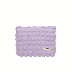 Pleated Candy Cosmetic Bag Y2K Accessories Make Up Bag