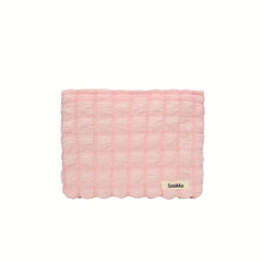Pleated Candy Cosmetic Bag Y2K Accessories Make Up Bag