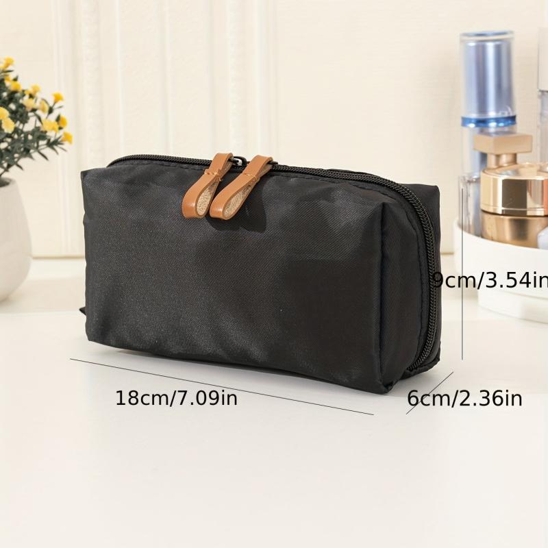 Double Zipper Pouch Waterproof Lipstick Bag Style Makeup Bag