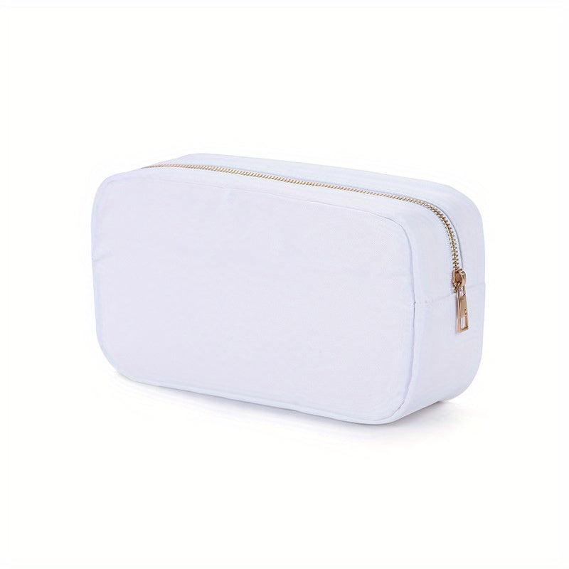 Nylon Cosmetic Bag Waterproof Zipper Makeup Pouch Travel Bag For Purse