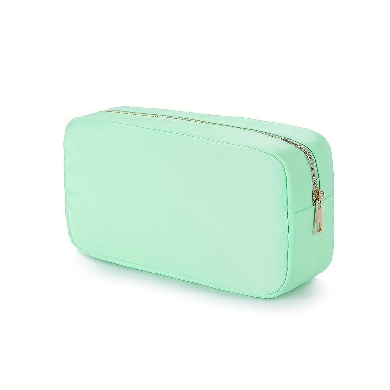 Nylon Cosmetic Bag Waterproof Zipper Makeup Pouch Travel Bag For Purse