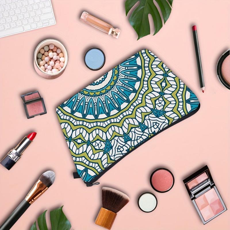 Bohemia Printed Waterproof Cosmetic Bag for Women