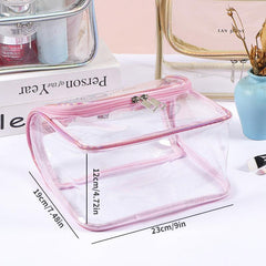 Transparent PVC Makeup Bag Waterproof Travel Storage Wash Bag
