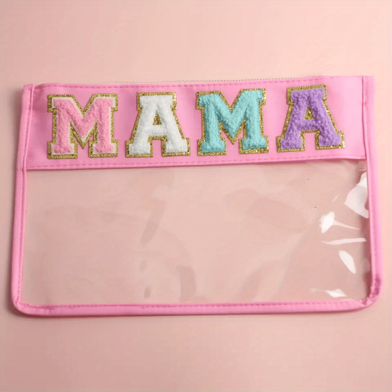 Waterproof PVC Zipper Toiletry Bag Transparent Makeup Organizer