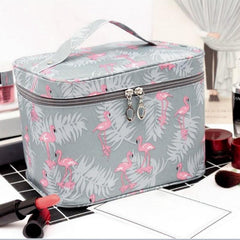 Waterproof Cosmetic Bag Large Capacity Makeup Organizer with Storage Box