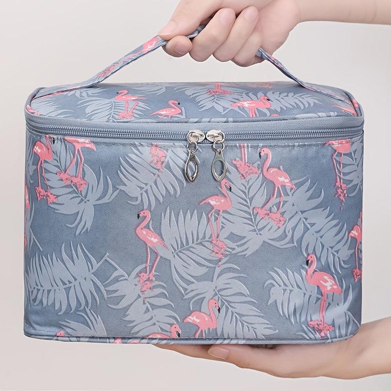 Waterproof Cosmetic Bag Large Capacity Makeup Organizer with Storage Box