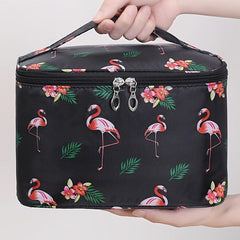 Waterproof Cosmetic Bag Large Capacity Makeup Organizer with Storage Box