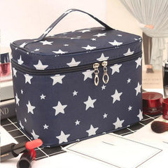 Waterproof Cosmetic Bag Large Capacity Makeup Organizer with Storage Box