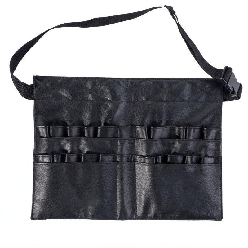 Makeup Brush Bag Belt with Pockets Foldable Adjustable Apron Pack