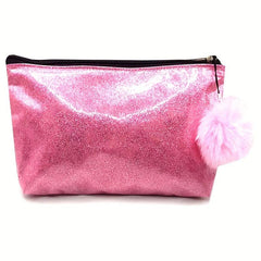 Glitter Waterproof Makeup Case Cosmetic Bag for Travel & Toiletry Storage