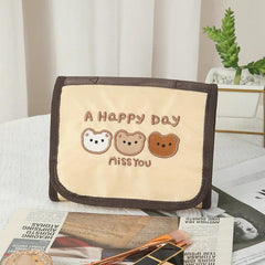 Bear Makeup Bag Travel Toiletries Organizer Cosmetic Case Pouch