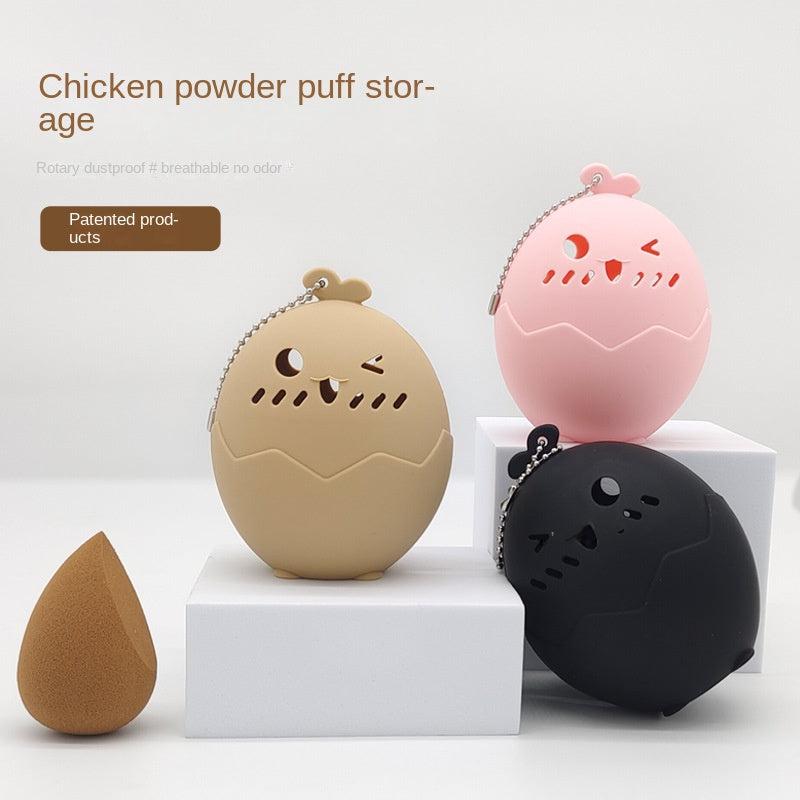 Chicken Makeup Sponge Holder Eco Friendly Silicone Case