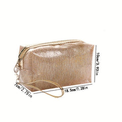 Waterproof Makeup Bag with Wrist Strap for Women Girls