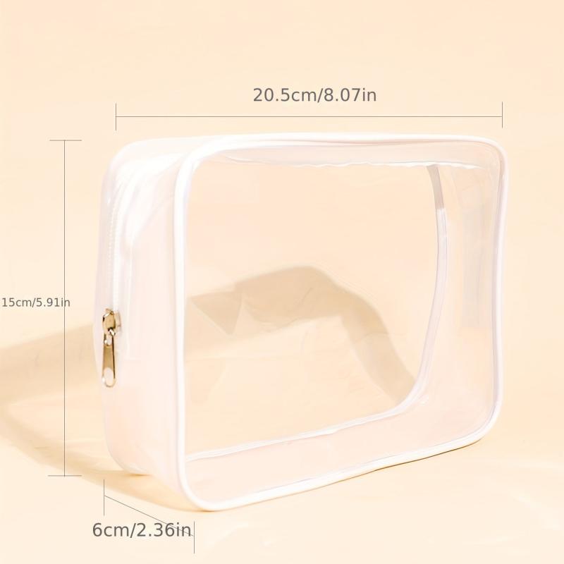 Waterproof Clear Makeup Bag for Women Travel and Toiletry Organizer