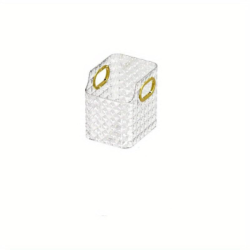 Clear Plastic Makeup Organizer and Cosmetics Storage Vanity Bin Caddy