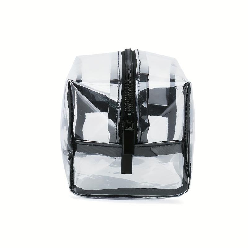 Clear PVC Zipper Travel Pouch Toiletry Bag Waterproof Makeup Bag