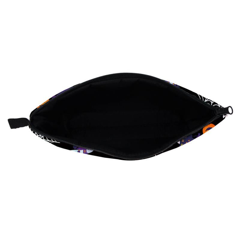 Halloween Zipper Pouch Travel Bag for Cosmetics and Makeup